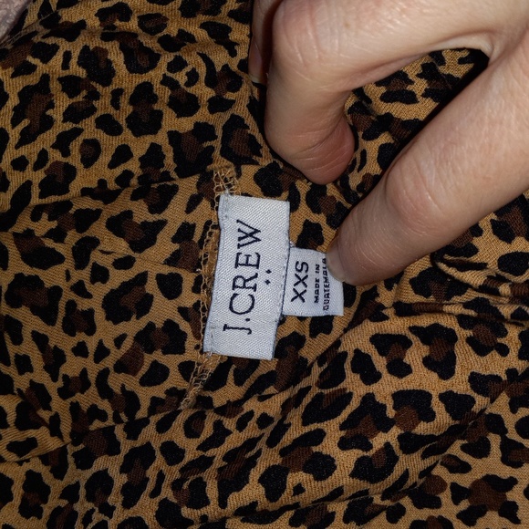 J crew tissue? Turtleneck leopard print xxs - Picture 7 of 11